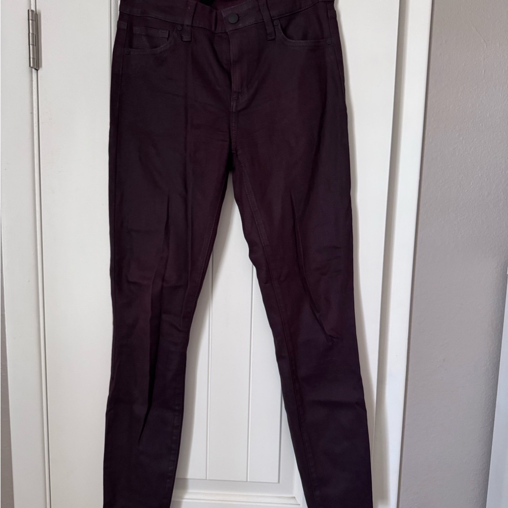 Joe’s Burgundy Coated Jean